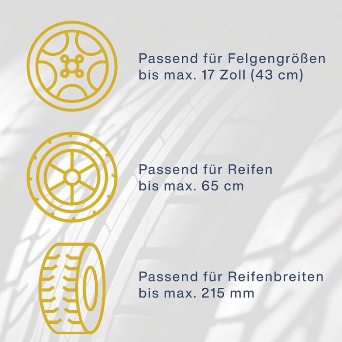 Набір для зберігання та транспортування коліс Cartrend, 4 шт., водовідштовхувальні, чорно-червоні