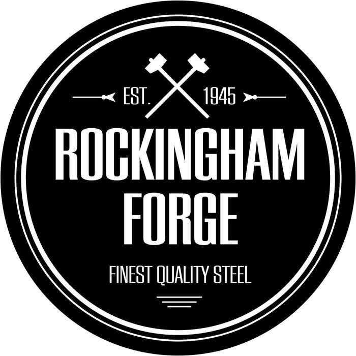 Блок ножів Rockingham Forge, пластик, кутова конструкція, порожній ножовий блок (нержавіюча сталь - круглий)