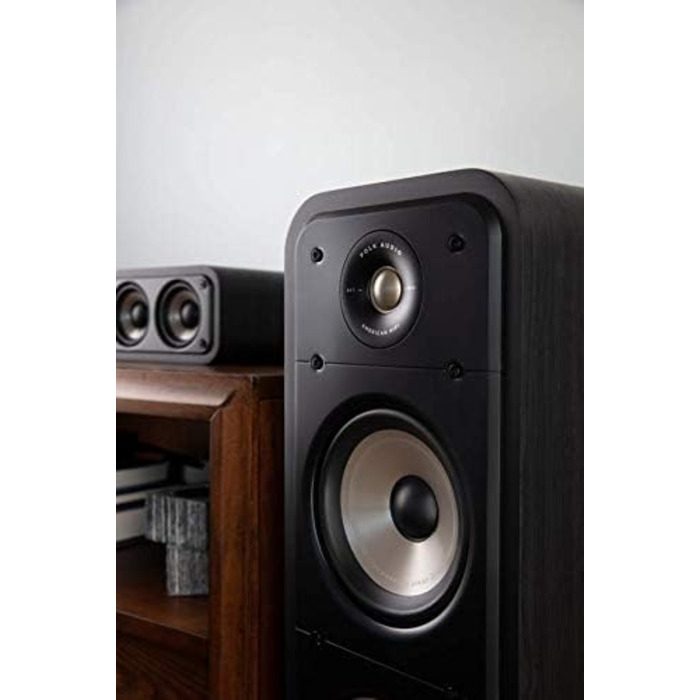 Підлогова акустика Polk Audio Signature S55E, HiFi, пасивна, 20-200 Вт, 8 Ом, 40 Гц-40 кГц, Чорний