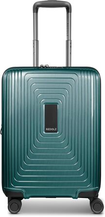 Набір валіз REDOLZ Essentials 14: S (55 см), M (66 см), L (77 см) з розширенням, TSA, 4 колеса | Pearl-green Metallic