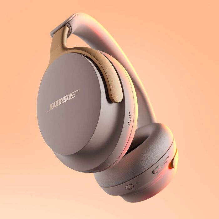 Бездротові накладні навушники Bose QuietComfort Ultra, шумозаглушення, акумулятор 24 години, чорний (пісковик)