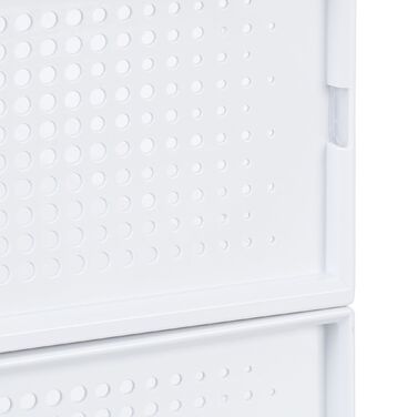 12 коробок для взуття Relaxdays, прозорі