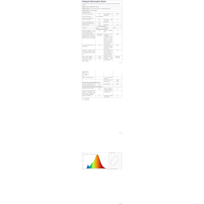 Настінний світильник Klighten LED 40см, 12Вт 850LM, теплий 3000K, чорний, для спальні та вітальні