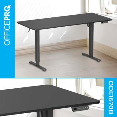 Комп’ютерний стіл з електрорегулюванням висоти OfficePro ODE1670B