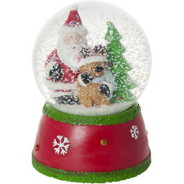 Снігова куля з різдвяною музичною скринькою батька