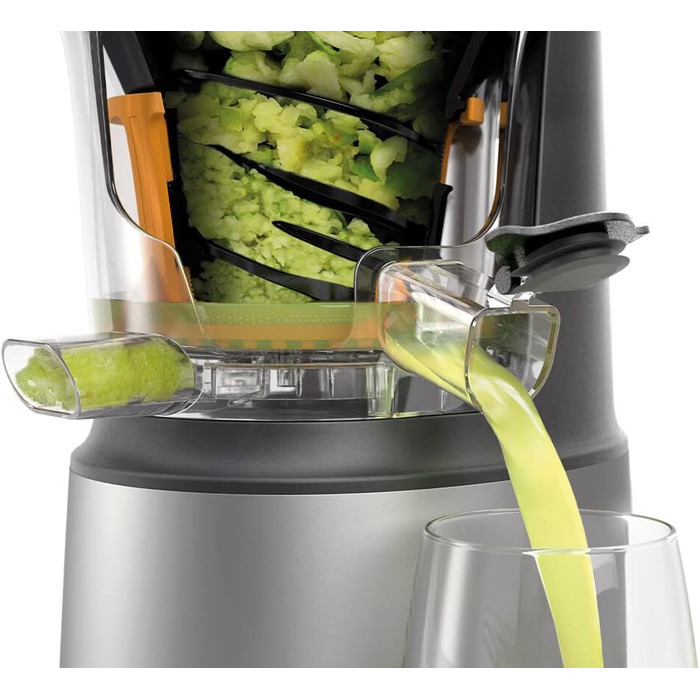 Kenwood PureJuice Pro JMP85.00SI: повільний соковитискач для свіжих соків, сріблястий