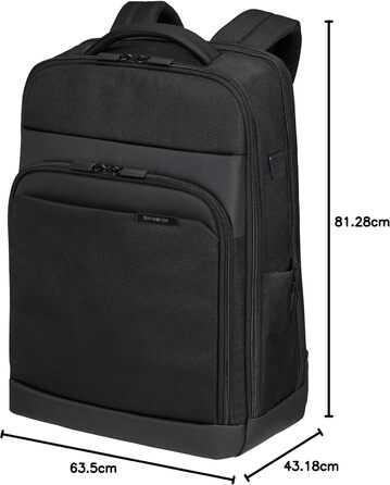 Чоловічий рюкзак для ноутбука Mysight Samsonite 14.1 (40 см, 16.5 л) Чорний