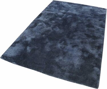М'який волохатий килим Esprit, ідеально підходить для віталень, спалень і дитячих кімнат RELAXX (70 х 140 см, темно-синій)