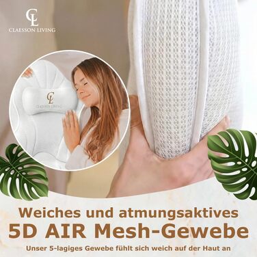 Подушка для ванни повномірна (126x41 см) з підголовником (13 см) для підтримки шиї, спини та ніг - біла, тепла біла