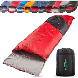 Спальний мішок anaterra - для, всі сезони, кемпінгу, з компресійним мішком, легкий, невеликий розмір рюкзака, зовнішній, водонепроникний - зимовий спальний мішок, літній спальний мішок, кемпінговий спальний мішок (модель 8)