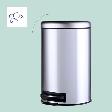 Відро для сміття Relaxdays, 12 літрів