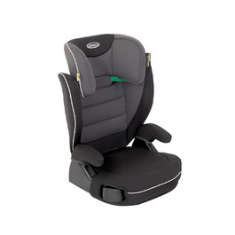 Дитяче крісло приблизно від 3,5 до 12 років (100150 см), регульовані по висоті підлокітники, чохли для сидінь, що миються, установка з автомобільним ременем, дитяче сидіння чорне, Midnight Logico L i-Size, 129