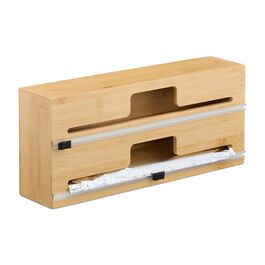 Диспенсер для харчової плівки Relaxdays з бамбука