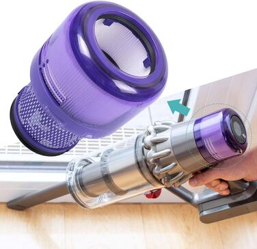 Комплект з 3 змінних фільтрів для серії Dyson V11, V11 Absolute, SV14, замінює фільтр пилососа DY-970013-02