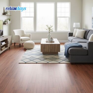 Вініловий підлоговий декор Relaxdays з самоклеючою основою та дизайном під дерево