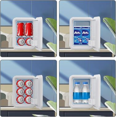 Mini холодильник Enventor 10L: компактний, тихий, з функцією охолодження та підігріву (12V/220V) для авто, спальні, офісу