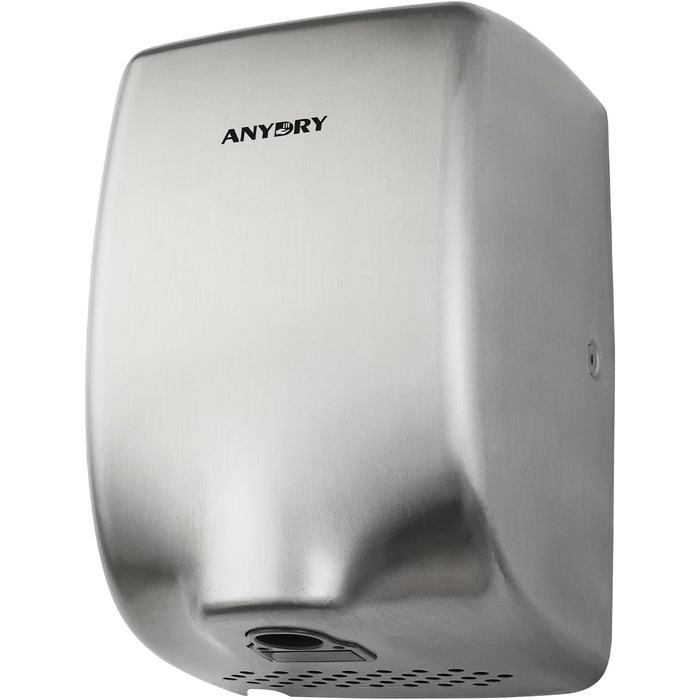 Anydry 2803Y Міні-сушарка для рук, 1350W, нержавіюча сталь, матове покриття, для офісу та дому