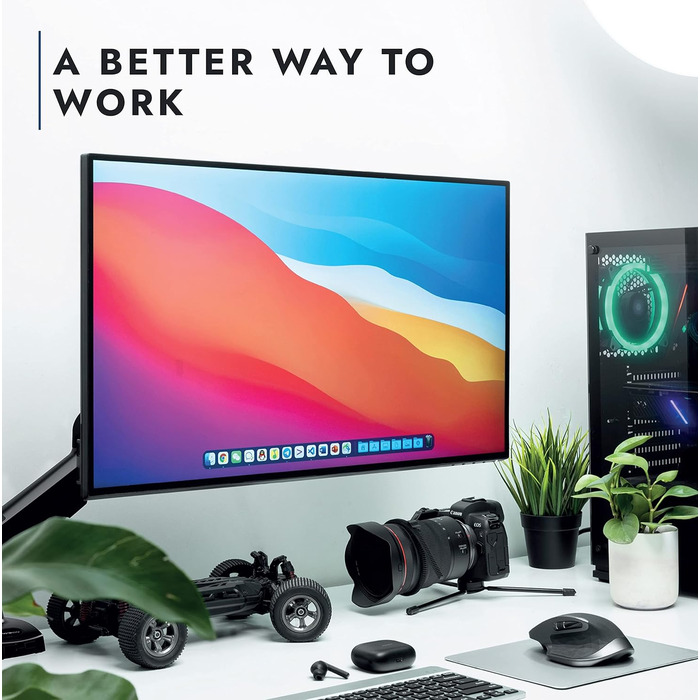 Кріплення для монітора Invision MX200, 19-32 дюйми, VESA 75/100 мм, регульоване, для офісу та дому