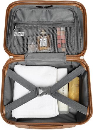 Набір валіз KONO 4 шт. з ABS-пластику з TSA замком (M, L, XL) - білий