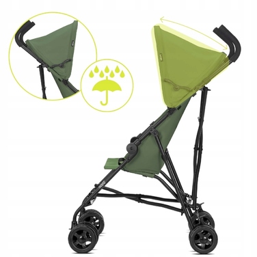 Дитячий візок-парасолька Lorelli VAYA Green: легкий прогулянковий візок до 22 кг, вага 4 кг