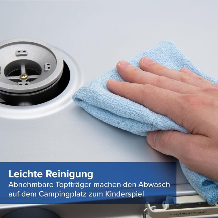 Газовий набір для кемпінгу Campingaz Kitchen 2 | 2-конфортний газовий нагрівач з потужністю 4000 Вт | для кемпінгу та подорожей | сумісний з CV 470 та R-Zylinder