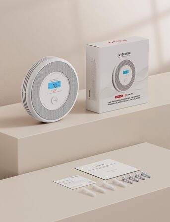Датчик диму та CO X-Sense з голосовим оповіщенням та визначенням місця розташування, комплект XP0A-MR11, 30 мм, без базової станції SBS50, 1 шт.