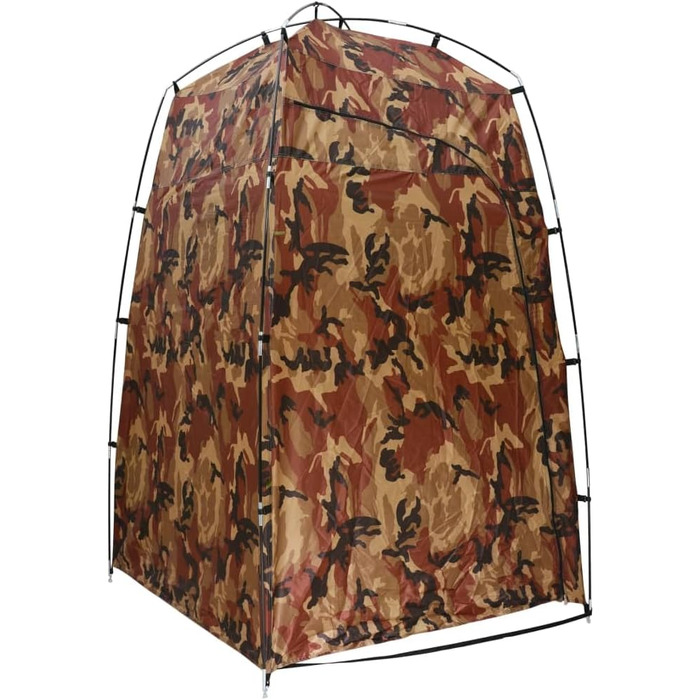 Намет-роздягальня vidaXL для кемпінгу та душу, універсальний туалетний намет (Камуфляж)