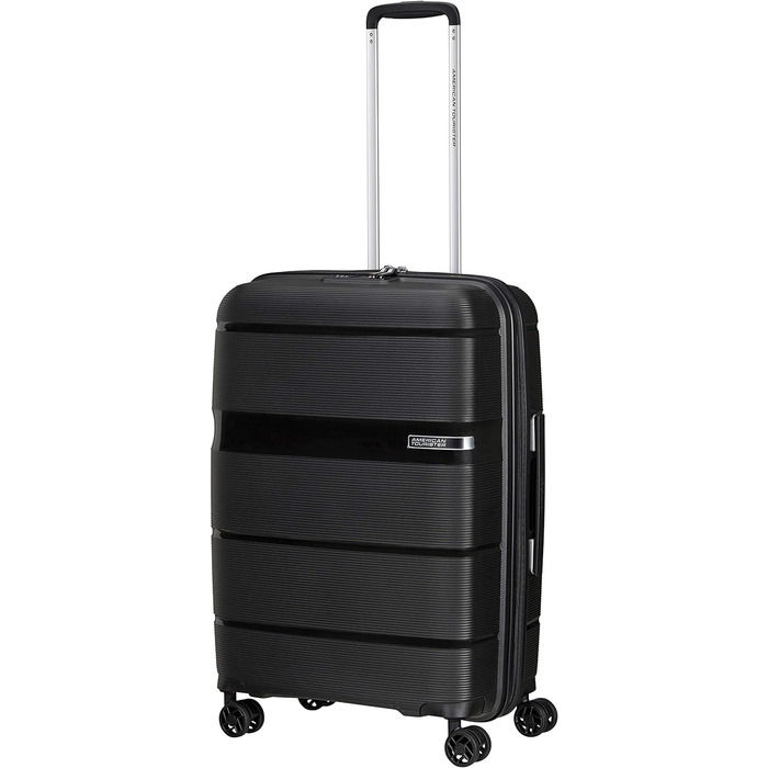 Валіза American Tourister Linex - Spinner M, 66 см, 63 л, чорний (Vivid Black) Чорний (Vivid Black) M (66 см - 63 л)