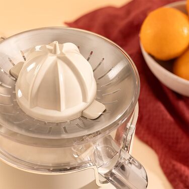 Електрична соковитискачка для цитрусових Cecotec Xqueeze RetroJuice 1000 Green - 1000W, нержавіюча сталь, 2 конуси, зелений (бежевий)