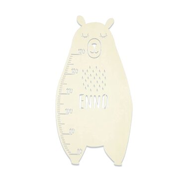 Вимірювальна паличка дитячого розміру модель ведмедя дитяча вимірювальна паличка / подарунок на хрещення або на народження / персоналізована з бажаним ім'ям для дівчаток або хлопчиків дизайн дитячої кімнати від HeLLo Mini
