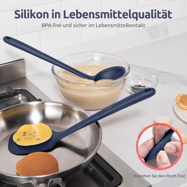 Набір кухонних аксесуарів U-Taste з силікону (5 шт.), стійкий до 315°C, BPA-free, антипригарне покриття, для приготування, перемішування, подачі
