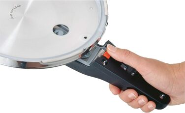 Набір швидковарки WMF Perfect Induktion 2 шт (4.5л + 3л) Cromargan нержавіюча сталь, 2 рівні потужності