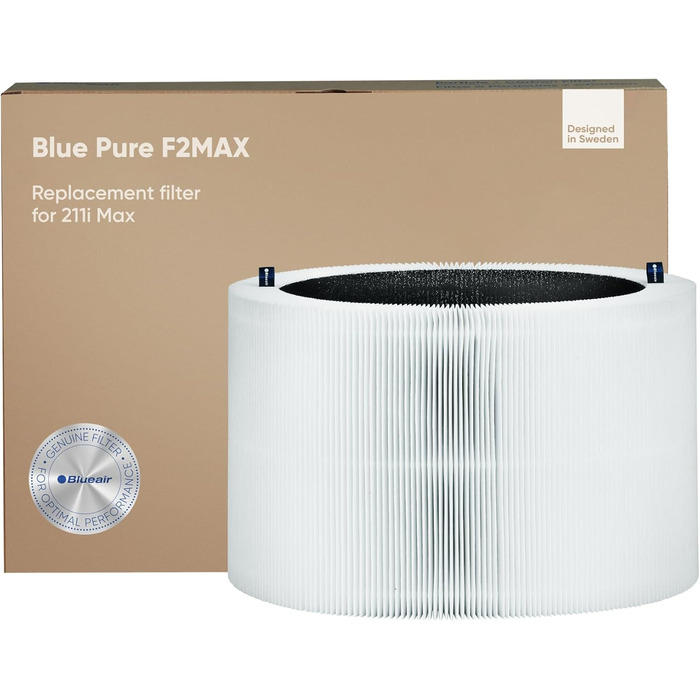 Повітряний фільтр Blueair Blue Pure для дому до 43 м² - тихий, з технологією HEPASilent, проти пилу, алергенів, диму, плісняви, шерсті тварин