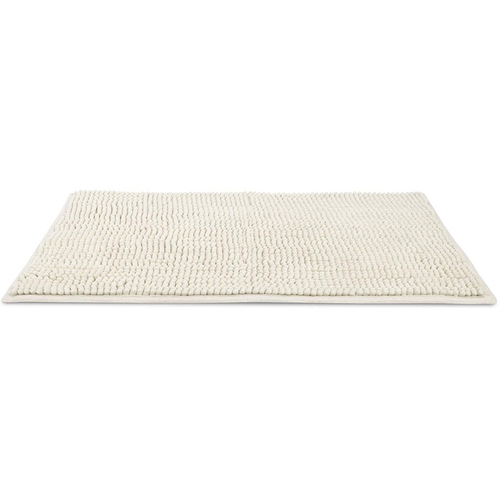 Протиковзкий килимок для ванної Beautissu BeauMare WR Chenille пухнастий 70x100 см натуральний