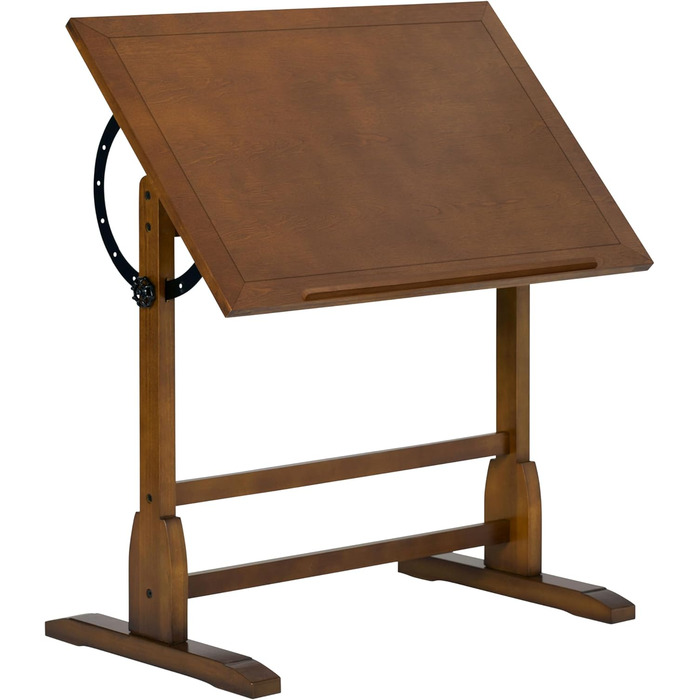 Стіл для хобі та малювання SD STUDIO DESIGNS з регульованою стільницею з дуба, 91.4 см (36''W x 24''D)