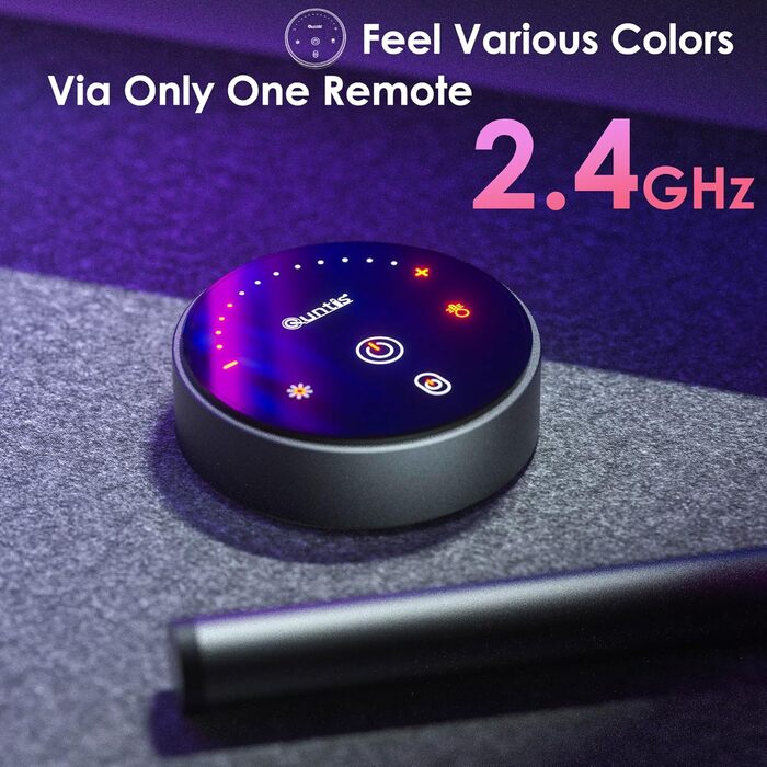 RGB-лампа для монітора Quntis 51 см з підсвічуванням, пультом ДК, 15 режимів, для геймінгу, офісу, USB