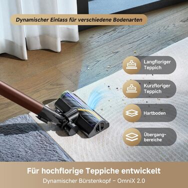 Dreame V30 Бездротовий пилосос для твердих підлог і килимів 24000PA, 90 хв, фільтр 99.99%, видалення шерсті тварин