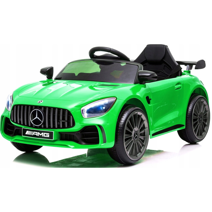 Дитячий електромобіль Mercedes AMG GTR зі шкіряним салоном, EVA