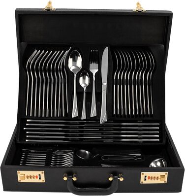 Набір столових приборів Karl Hausmann на 12 осіб (72 шт.) - нержавіюча сталь, придатний для миття в посудомийній машині