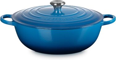 Каструля Le Creuset Signature з чавуну, 32 см, 4.1 л, для всіх плит (в т.ч. індукційних)
