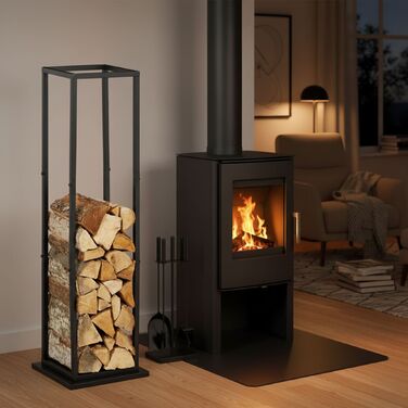 Стійка для дров Relaxdays з металу