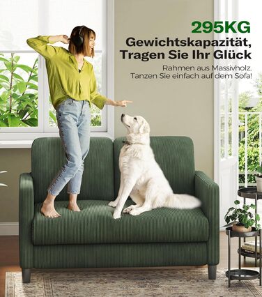 Зручне дитяче ліжко-софа 2 місця з дерева, 130 см, зелений колір