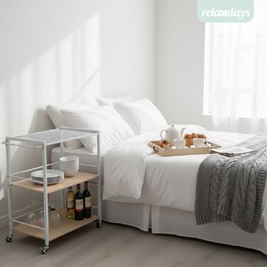 Сервісний візок Relaxdays з знімним столиком