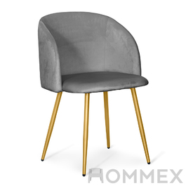 Крісло Hommex Nicole Dark Grey (арт. H-360 Dark Grey)