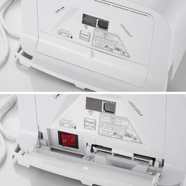 Автоматичний електричний сушар для рук настінний, компактний, для дому та комерційного використання (білий)