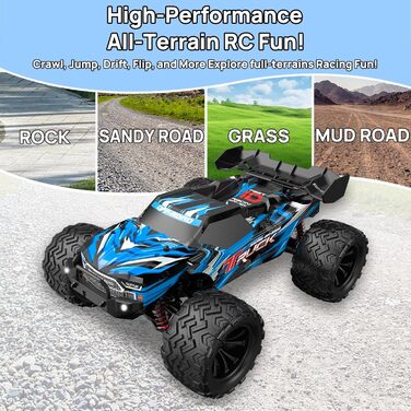 Позашляховик на радіокеруванні 40 км/год для дорослих і дітей (8+), 4WD RC Monster Truck