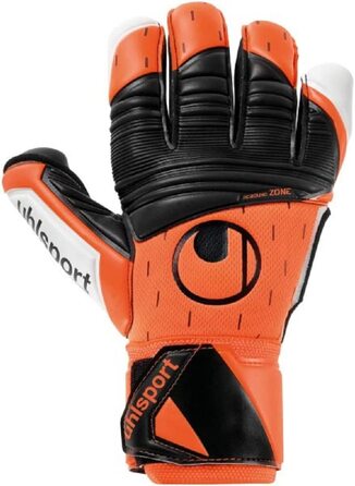 Воротарські рукавички Uhlsport Starter Resist рукавички для дорослих і дітей Футбол Футбол футбол-підходить для будь-якого покриття, включаючи штучний газон- (6.5, флуоресцентний Помаранчевий / Білий / чорний)