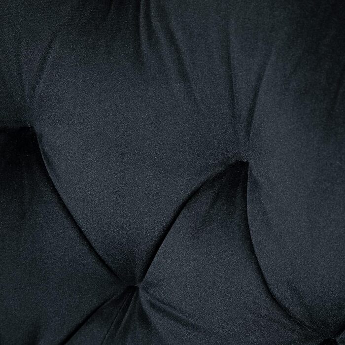 Крісло Vinsetto для дому та офісу: регульоване, обертове, з оксамитовою оббивкою, до 120 кг, для робочого кабінету та спальні (Чорний)