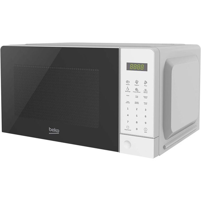 Мікрохвильова піч Beko Moc201103W, 20 л, цифрова, біла