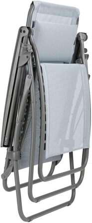 Крісло-шезлонг Lafuma Relaxsessel Zero Gravity R Clip - розкладне для тераси та саду, Batyline®, Франція (Himmelblau)